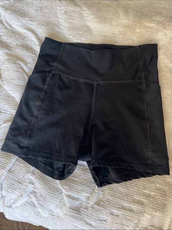 Handmade Pants - Handmade High-Waist Active Bike Shorts with Pockets
